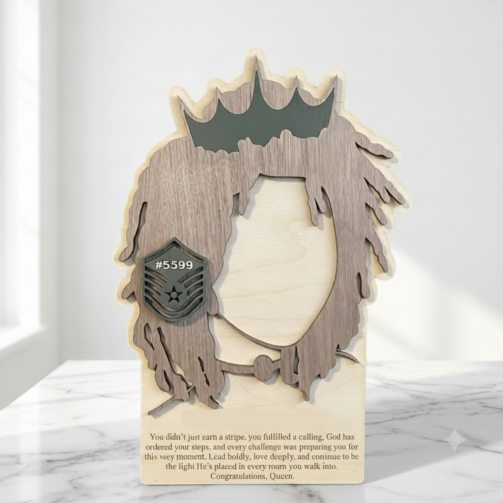 Afro Queen Dredlocks Plaque