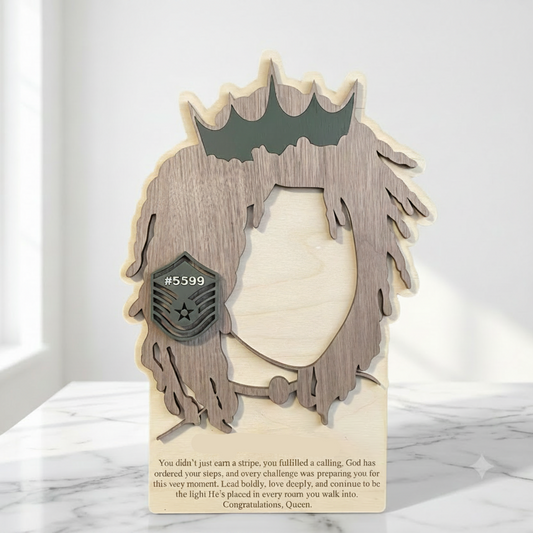 Afro Queen Dredlocks Plaque