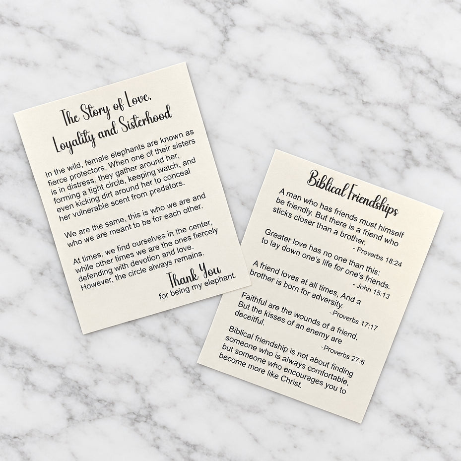 Sisterhood, Friendship & Encouragement Keepsake