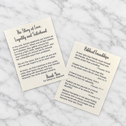 Sisterhood, Friendship & Encouragement Keepsake