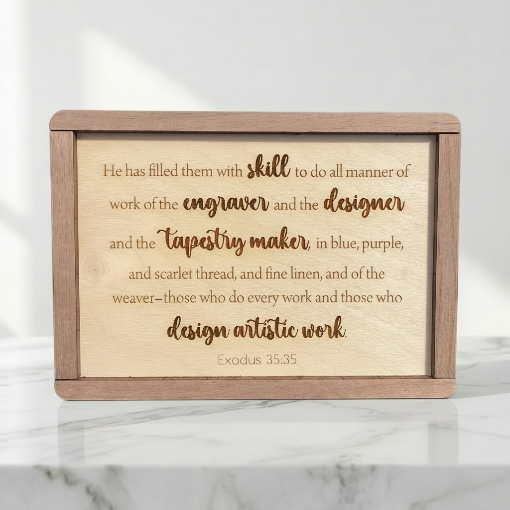 Bible Verse Plaque for Crafters