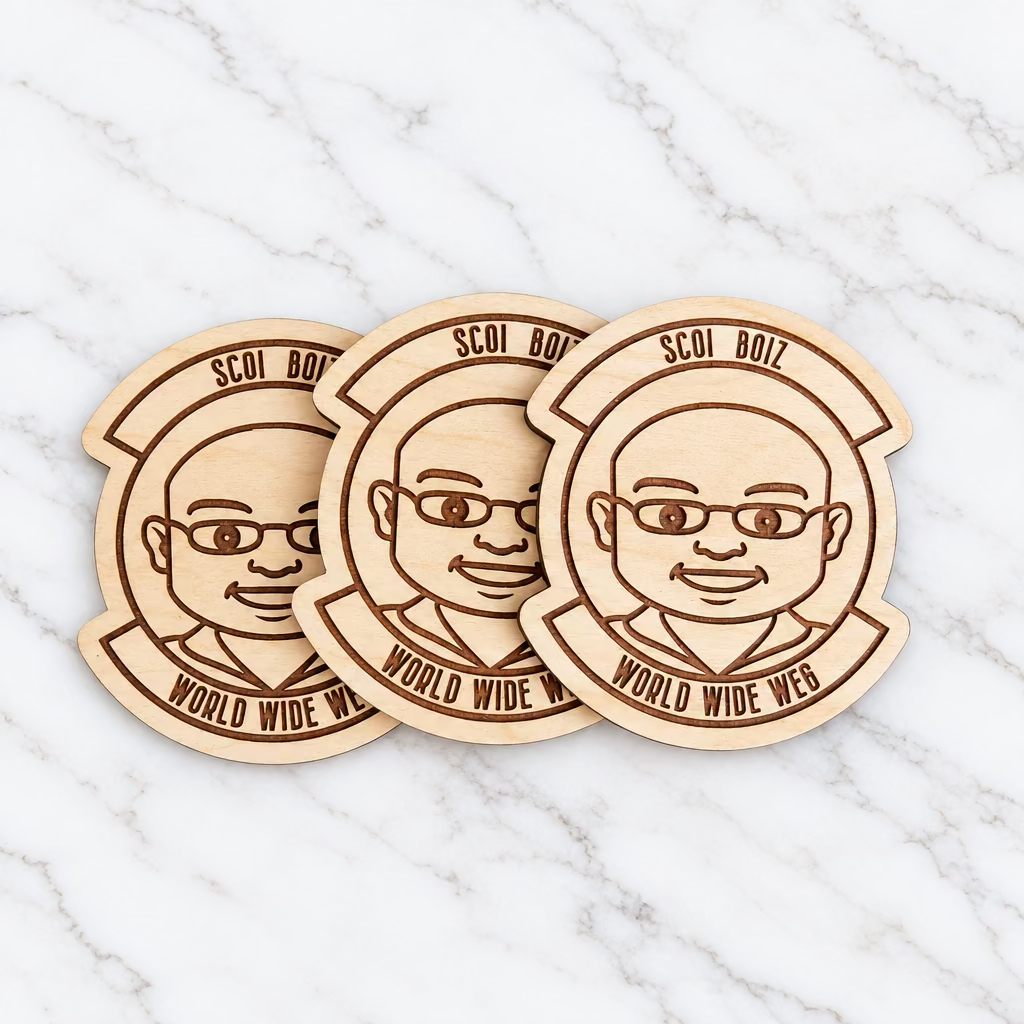 Custom Wooden Coasters