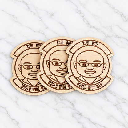 Custom Wooden Coasters