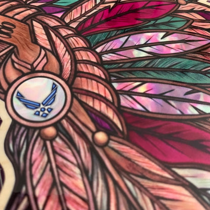 Chief Headdress Plaque-Personalized