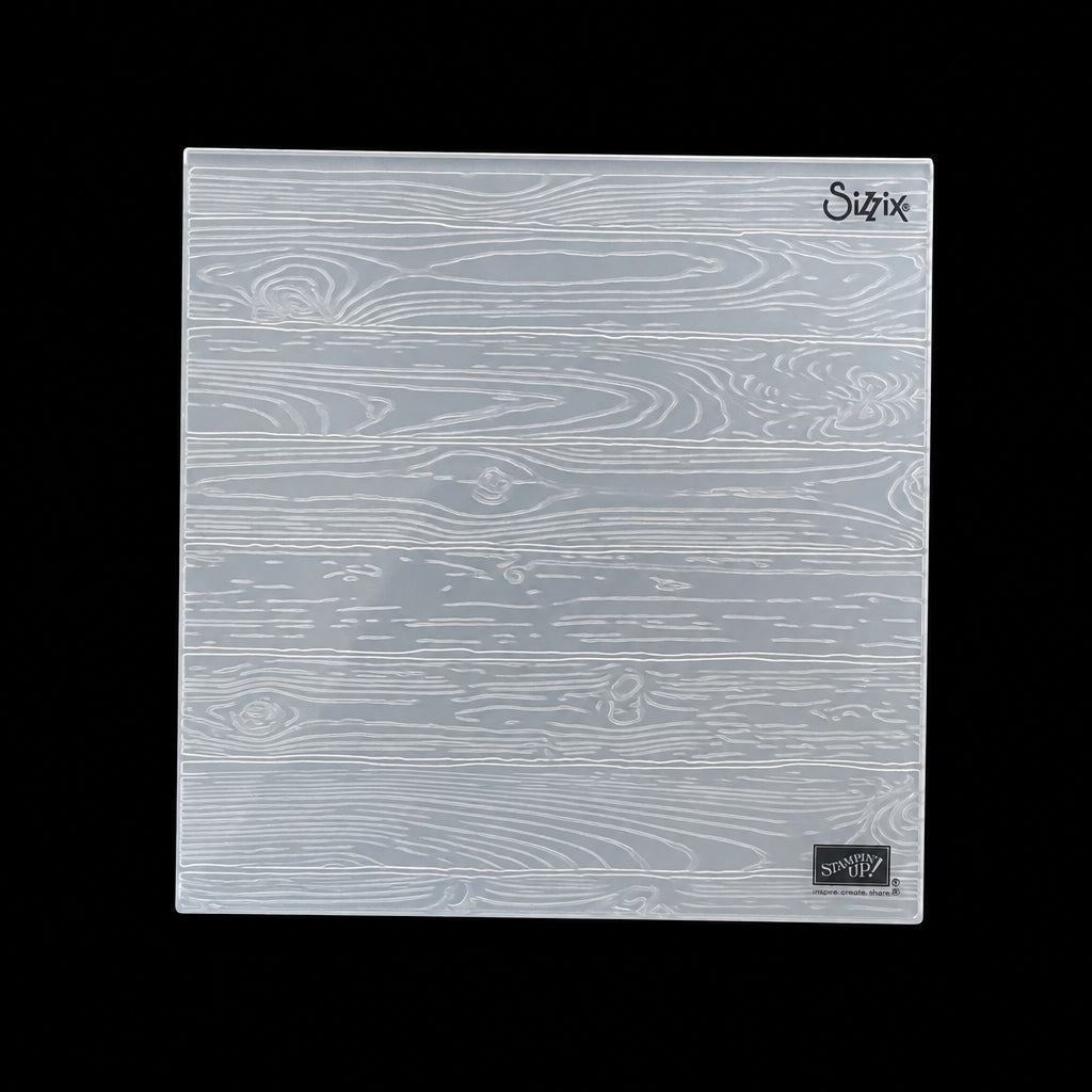 Pinewood Planks Dynamic Textured Impressions Embossing Folder, Brand New/Never Used
