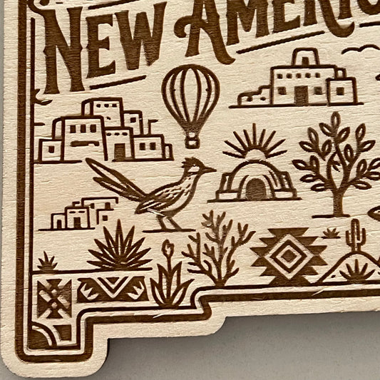 Funny New Mexico aka America Political Joke Ornament