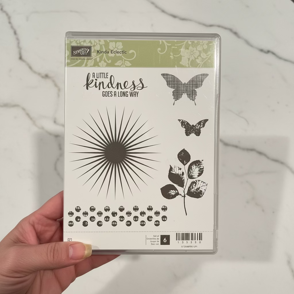 Kinda Eclectic Retired Rubber Stamp Set, Stampin' Up!
