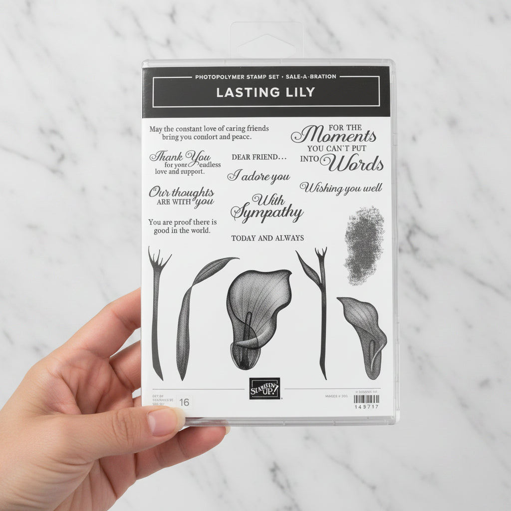 Lasting Lily Retired Photopolymer Stamp Set, Stampin' Up!