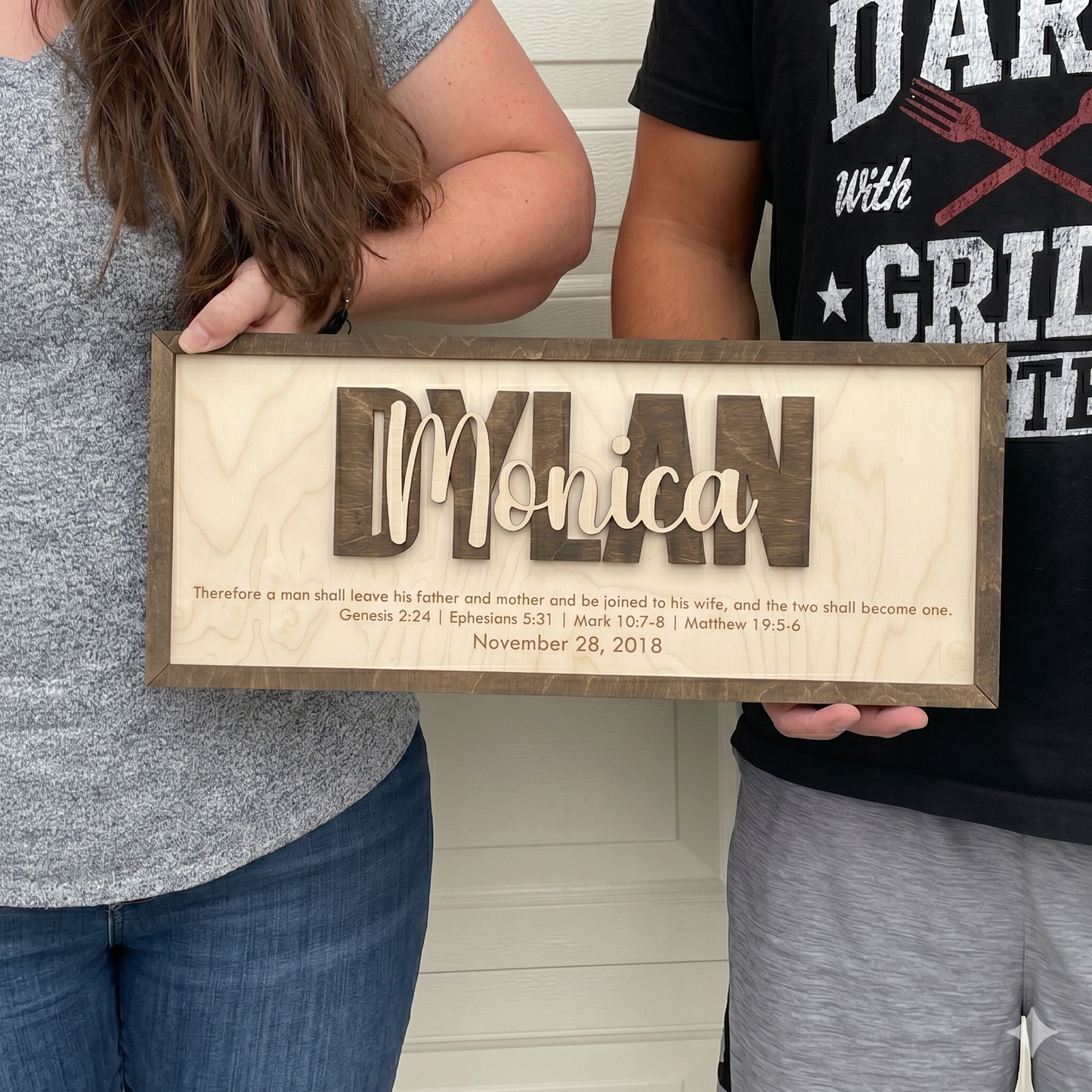 Marriage Scripture with Two-Names