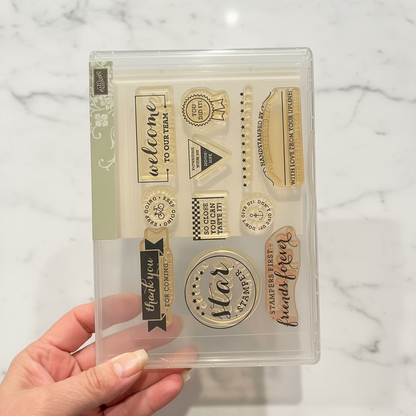 Stampers First Stamp Set – Team, Recognition & Appreciation