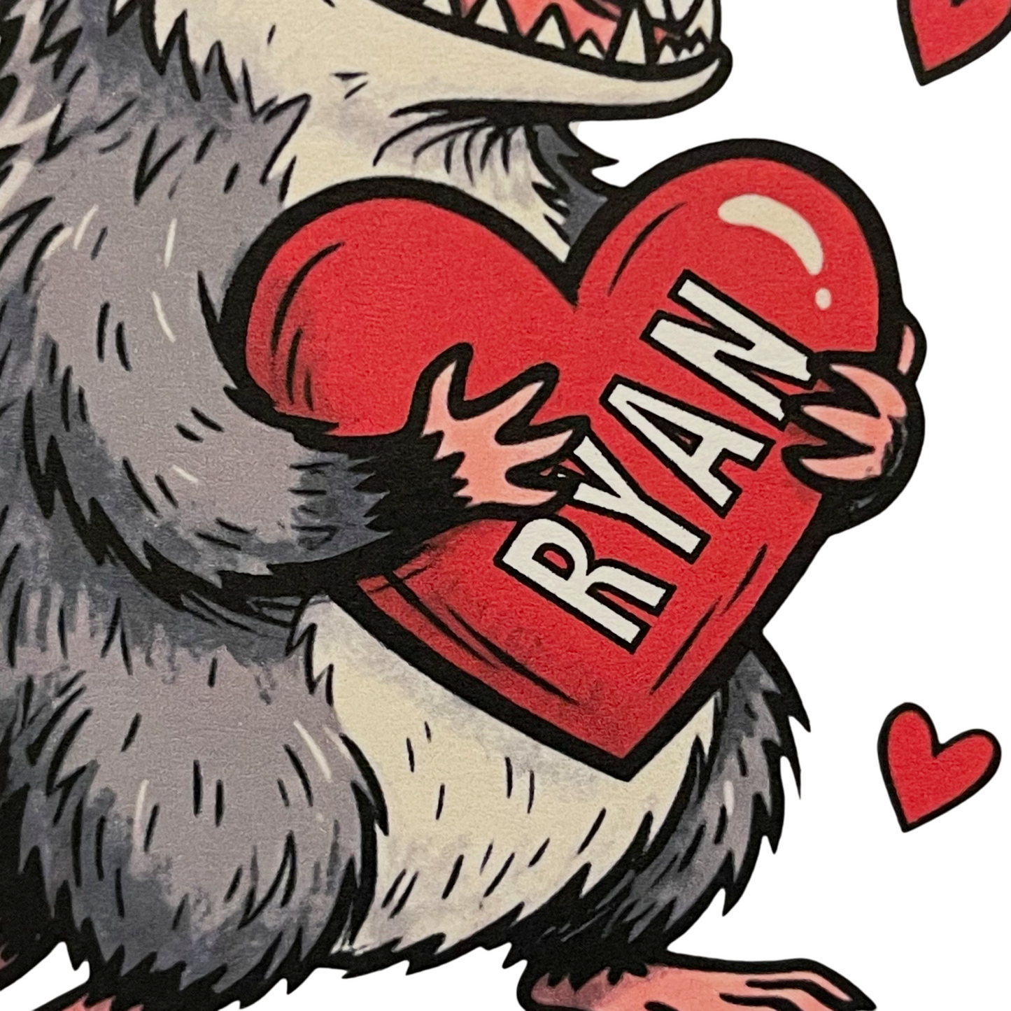 Funny Opossum Love Card image 3